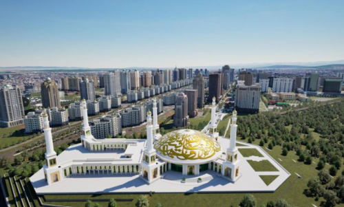 В Грозном строят мечеть с самым большим куполом в СНГ