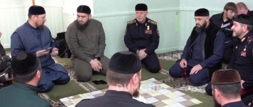 В Грозном провели религиозный обряд в честь Ахмата-Хаджи Кадырова